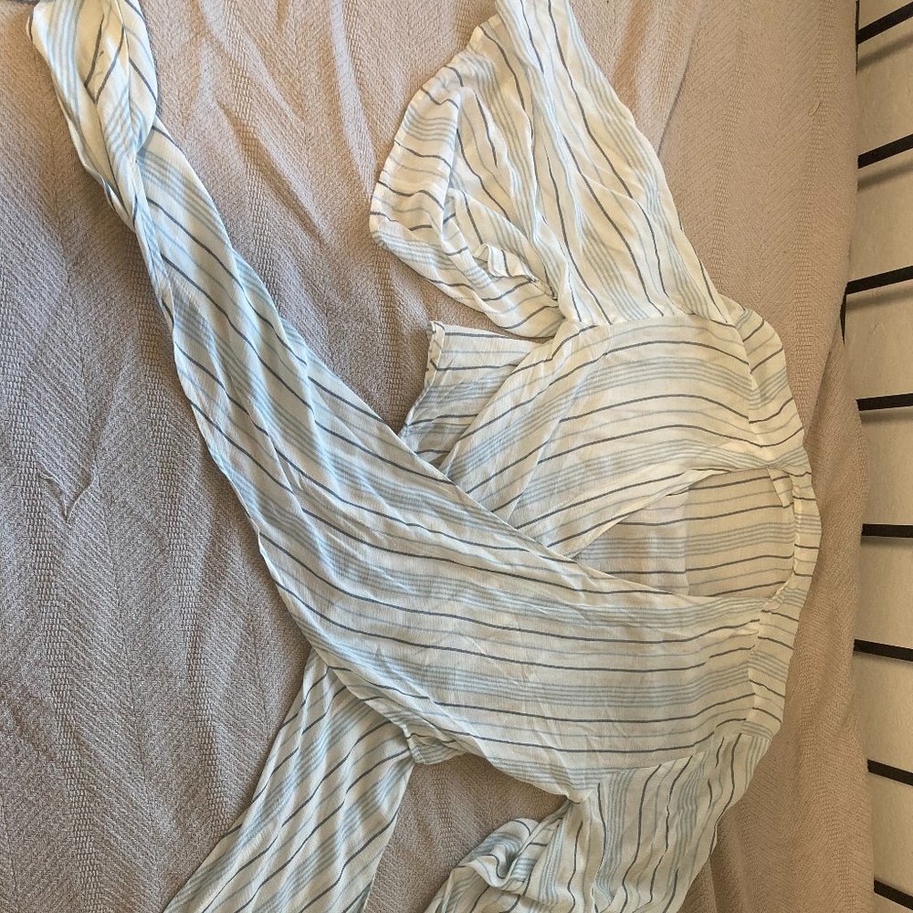 Olivaceous Wrap Shirt Size M